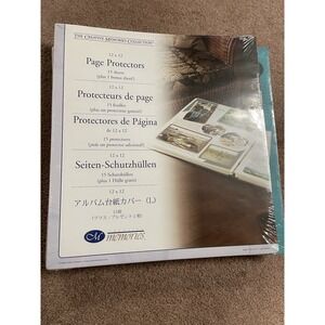 Vintage Creative Memories 12x12 Original Page Protectors 16 sheet New In Packing